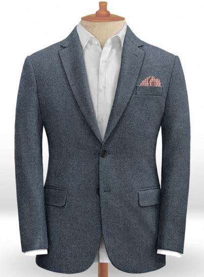 Bond Blauer zweiteiliger Anzug aus Tweed_2