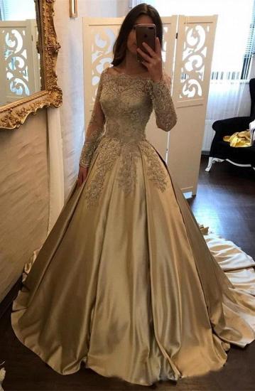 Elegante Brautkleider Mit Ärmel | Prinzessin Hochzeitskleider Spitze_2