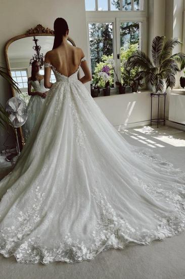 Elegant wedding dresses with lace | Wedding dresses A line cheap_2