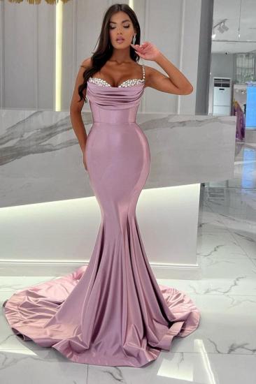 Dunsty Pink Long Prom Dresses Cheap | Simple Prom Dresses Online_1