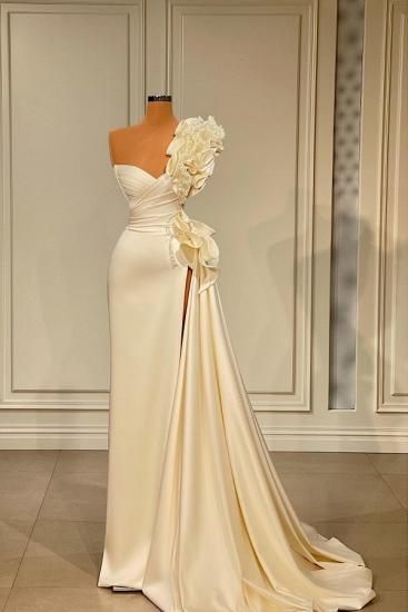 Designer Evening Dresses Long White | Glitter prom dresses_1