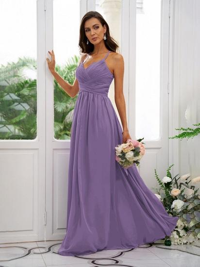 Simple Bridesmaid Dresses Long | Lilac bridesmaid dresses_43