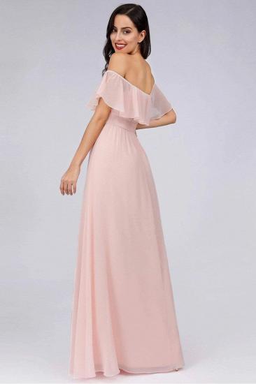 A-Line Off-the-Shoulder Floor Length Bridesmaid Dresses_3
