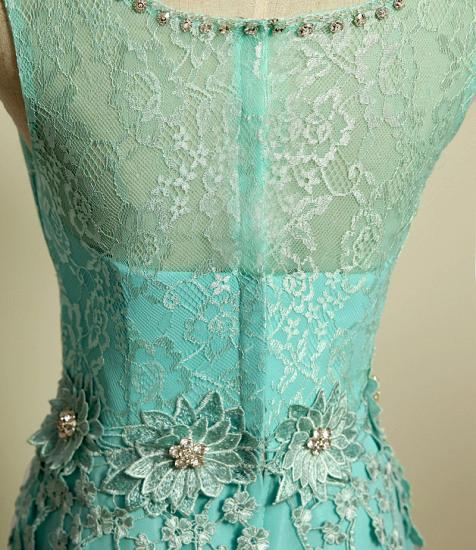 Ice Blue Floor Length Lace 2022 Prom Gowns Applique Sexy Charming Evening Dresses_3