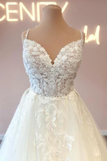 Simple Wedding Dresses A Line | Boho wedding dresses with lace_3