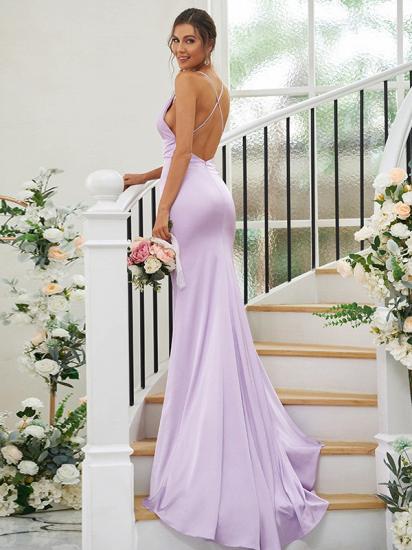 Lilac Evening Dress Long Sexy | Simple Prom Dresses Online_3