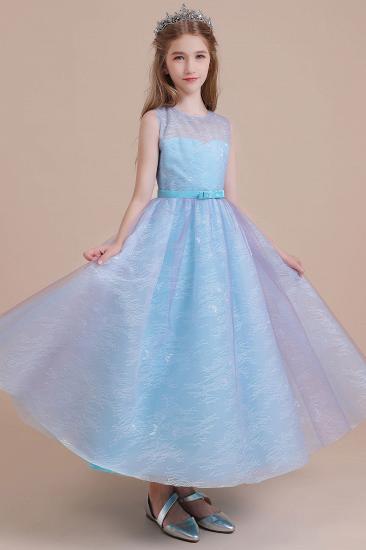 Cute Tulle A-line Flower Girl Dress | Illusion Lace Little Girls Pegeant Dress Online_7