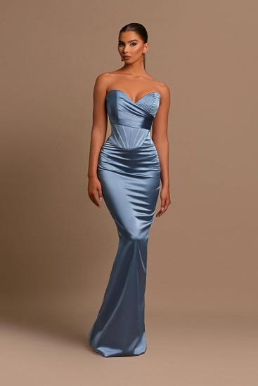 Simple Evening Dresses Long Blue | Prom dresses cheap