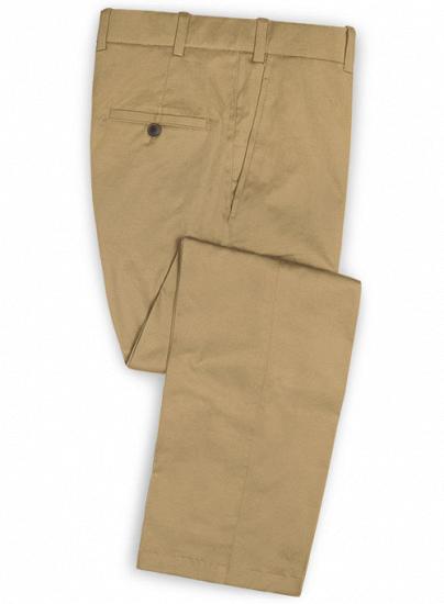 Khaki Twill Men's Pants_1