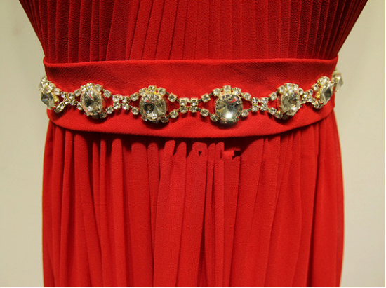 Halter Red Crystal 2022 Abendkleider Tüll Luxuriöse maßgeschneiderte charmante Partykleider_3