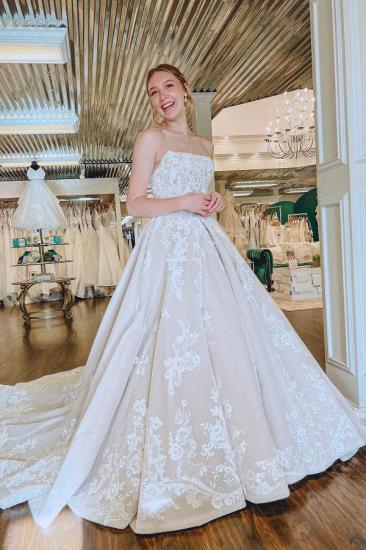 Wedding Dresses A Line Lace | Gorgeous wedding dresses_1