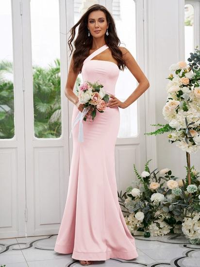 Lilac Long Bridesmaid Dresses Cheap | Maid of honor dresses_18