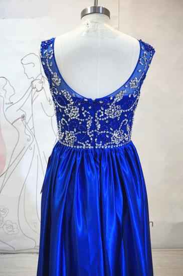 Royal Blue Elegant Evening Dresses with Crystal Beading Charming 2022 Prom Dress_3