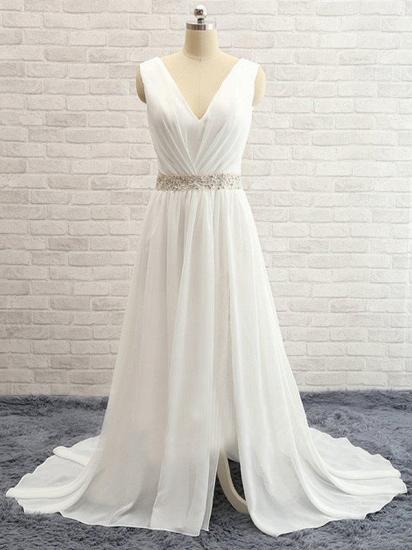 Elegante Hochzeitskleider Schlicht Günstig | Sexy Hochzeitskleider Online Bestellen_4