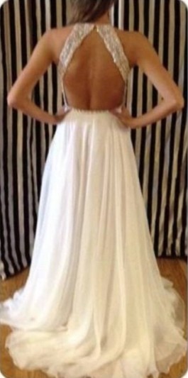 Tulle Halter Sleeveless 2022 Evening Dresses Sweep Train Backless Sequined Prom Gowns_2