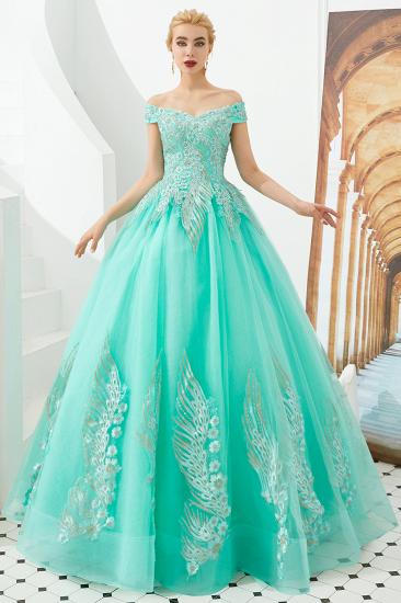 Henry | Elegant Off-the-shoulder Princess Red/Mint Prom Dress with Wing Emboirdery_10
