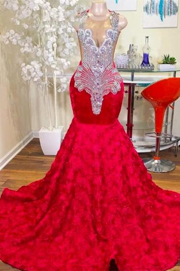 Charming Jewel Floor Length Satin Prom Dress with Appliques_1