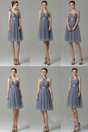 Short Infinity Wedding Party Dress Multiway Tulle Formal Dress