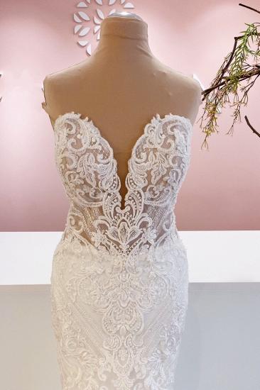 Wedding dresses mermaid lace | Wedding dresses heart neckline_2