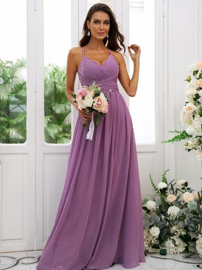Simple Bridesmaid Dresses Long | Lilac bridesmaid dresses_2