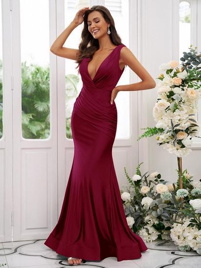 Fuchsia Bridesmaid Dresses Long | Simple evening dress_22