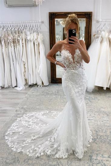 Vintage Wedding Dresses White | Wedding dresses mermaid lace_1