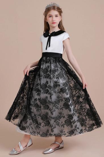 Discount A-line Flower Girl Dress | Cute Lace Cap Sleeve Little Girls Pegeant Dress Online_6