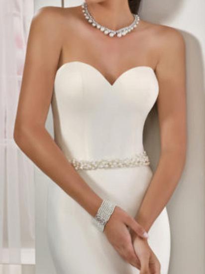 Sexy Two Piece A-Line Wedding Dresses Jewel Lace Tulle Half Sleeve Bridal Gowns See-Through Backless Sweep Train_2