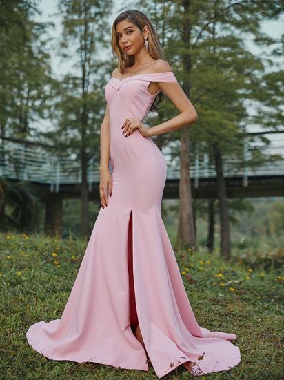 Elegantes sexy Abendkleid mit gespaltenen Enden | einfaches Abschlussballkleid ist billig_6
