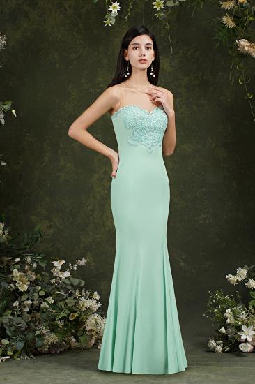 Sweetheart Floral Lace And Tulle Mermaid Long Prom Dress_3