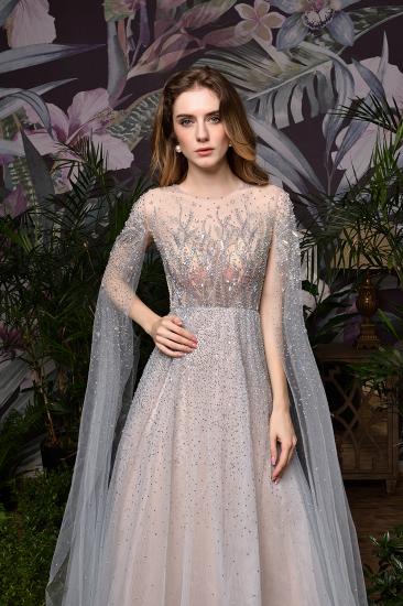 Archibald | Womens Custom Made Luxury Shawl Sequined Prom Dress_7