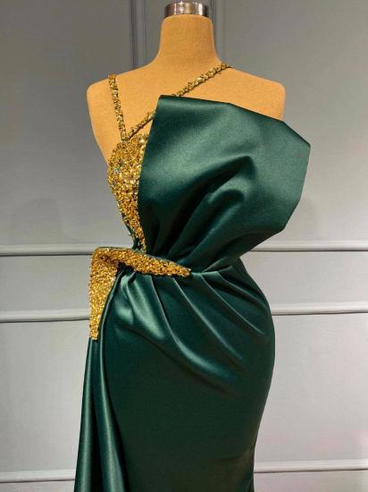 Pretty Evening Dress Long Green | Sparkling Prom Dress_2