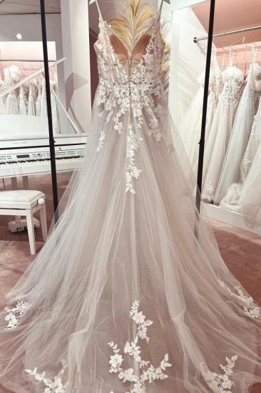 Boho Wedding Dresses A Line Lace | Designer Wedding Dresses Cheap_2