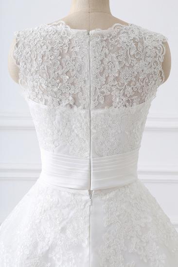 ALIYA | Sheath Scoop Lace Wedding Dresses with Detachable Skirt_7
