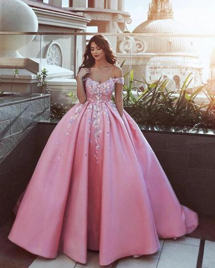 Pink Tulle Beaded Prom Dress Women's Evening Dress_1