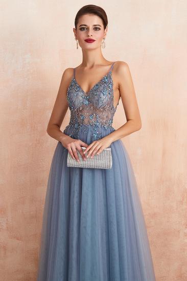 Charlotte | New Arrival Dusty Blue, Pink Spaghetti Strap Prom Dress with Sexy High Split, Evening Gowns Online_5