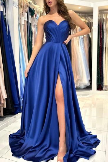 King Blue Prom Dresses Long Simple | Prom dresses cheap_2