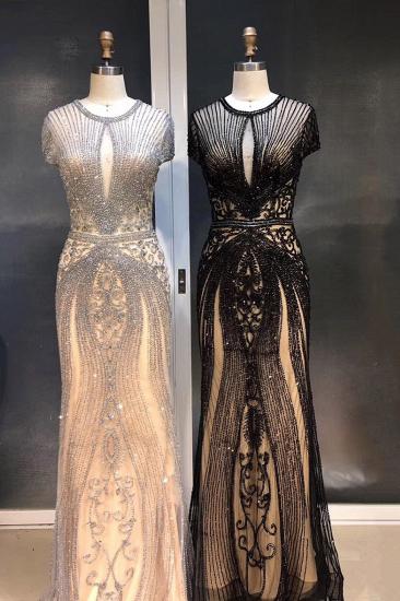Luxury Mermaid Halter Rhinestones Prom Dress with Tassel | Sparkle Formal Evening Dresses_37