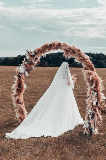 Gorgeous A Line Wedding Dresses | Wedding dresses with glitter_3