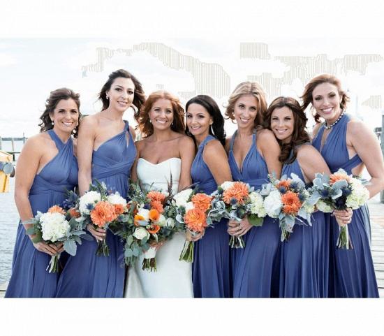 Steel Blue Infinity Bridesmaid Dress In   53 Colors_2