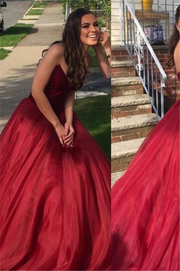 Sexy Sweetheart Ball-Gown Green Sleeveless Tulle Prom Dresses_1