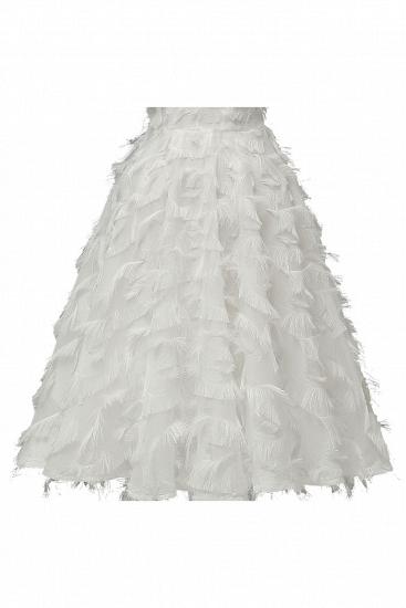 Elegant Halter Feather Princess Vintage Dresses | Retro A-line Burgundy Homecoming Dress_21