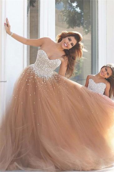 Mother Dresses Champagne Evening Dresses | Sweetheart Crystal A-line Party Dresses