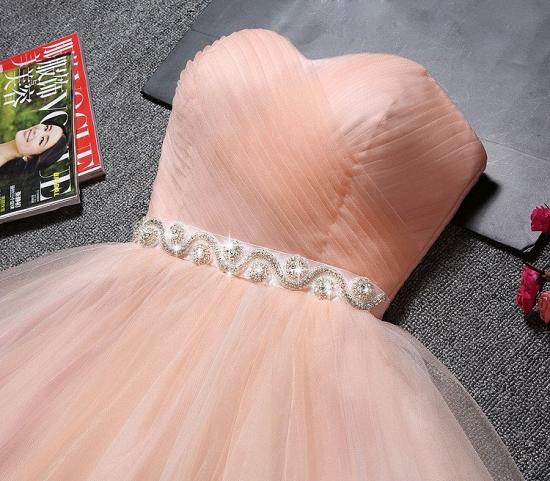 Tulle Ruffles Pink Homecoming Dress | Sweetheart Short Hoco Dress_5