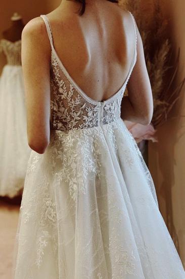Boho Wedding Dresses Lace | A line wedding dresses cheap_3