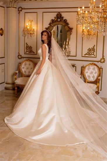 Simple Wedding Dresses Cream | Wedding dresses A line_2