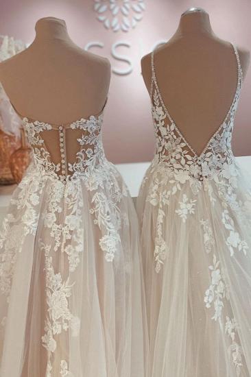 Elegant wedding dresses A line | Wedding dresses with lace_5